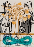 David Salle  Untitled  2020  acrylic and oil bar on paper