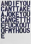 Christopher Wool Untitled (And If You Can&#039;t...), 1992