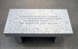 Jenny Holzer, Living Series: Even with your eyes closed..., 1989