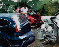 Eric Fischl  Late America #3: Picking Up The Pieces
