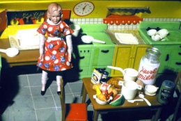 Laurie Simmons  Blonde/Red Dress/Kitchen/Milk, 1978