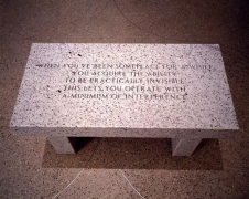Jenny Holzer, Living Series: When you&#039;ve been someplace..., 1989