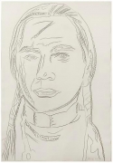Andy Warhol, The American Indian (Russell Means), 1976