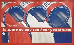 Barbara Kruger, In Space No One Can Hear You Scream, 1987