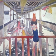 Aya Takano, Jump Into A River, 2009