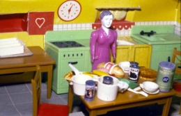 Purple/Woman/Kitchen/Second View, 1978