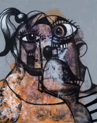 George Condo  Man and Woman, 2019