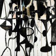 George Condo, Black and White Abstract Painting&nbsp;