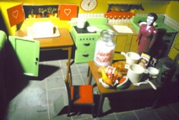 Laurie Simmons Purple Woman/Kitchen/Corner, 1978