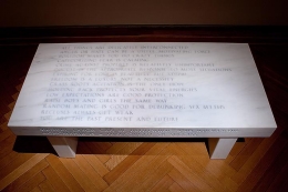 Jenny Holzer, Truisms: All things are delicately interconnected..., 1987