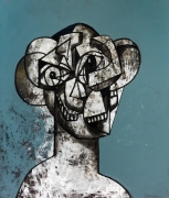 George Condo  Monolithic Head Composition, 2018