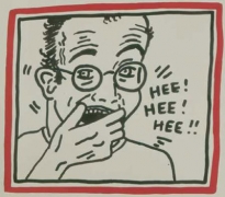 Keith Haring, Untitled (Hee Hee Hee), 1985