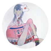 Aya Takano, Masked Woman (She Likes Parfait), 2009
