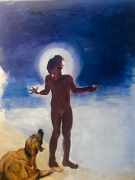 Eric Fischl Like Explaining the End of the World to a Dog, 2020