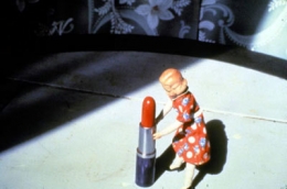 Laurie Simmons  Pushing Lipstick (Red Lipstick), 1979
