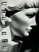 Barbara Kruger, Untitled (Your gaze hits the side of my face), 1981