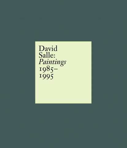 David Salle Skarstedt Publication Book Cover