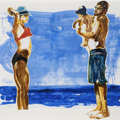 Eric Fischl Untitled, 2019. Acrylic and oil on photo paper 71 x 82 in. (180.3 x 208.3 cm.)